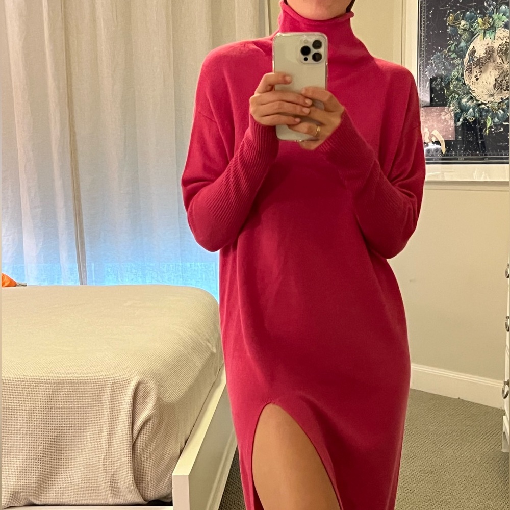 Wilfred Pink Sweater Dress